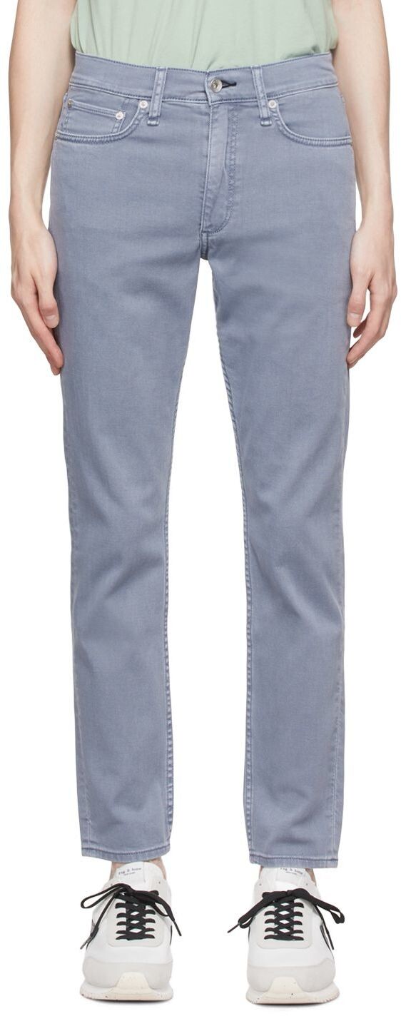 

Синие зауженные джинсы rag & bone