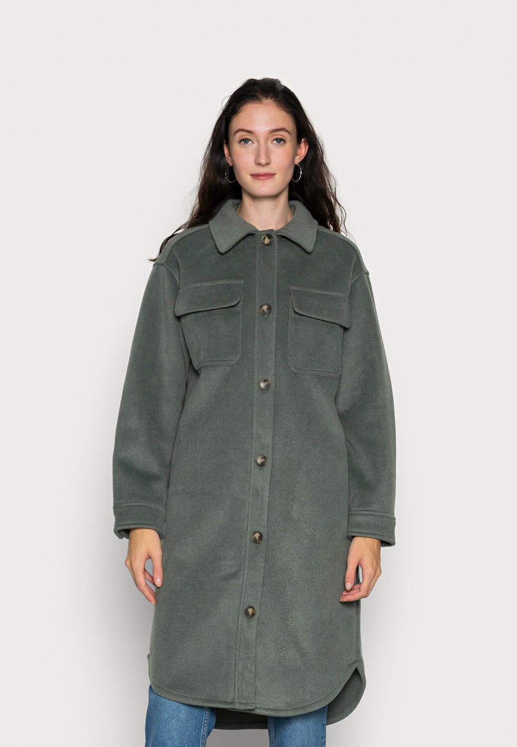 

Пальто классическое Marks & Spencer, хаки
