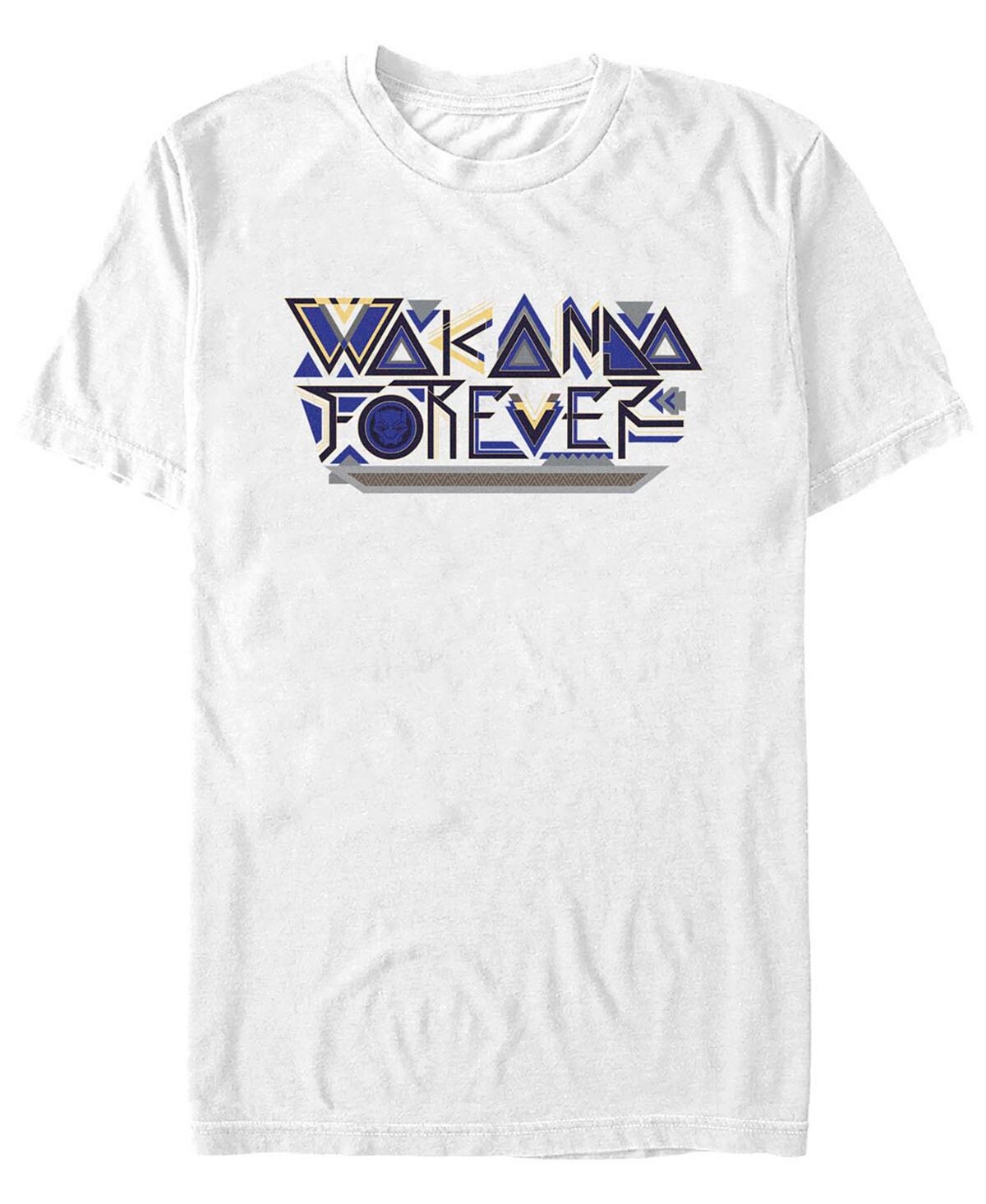 

Мужская футболка с коротким рукавом с узором wakanda forever Fifth Sun, белый