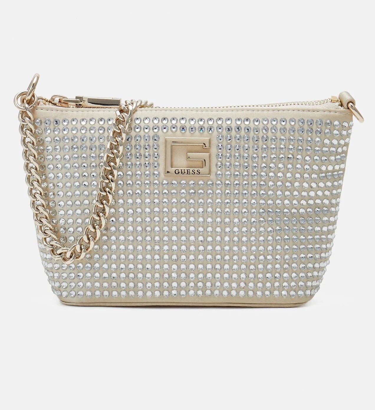 

Сумка кросс-боди Guess Gilded Glamour Mini Tp Zp Bkct, серый