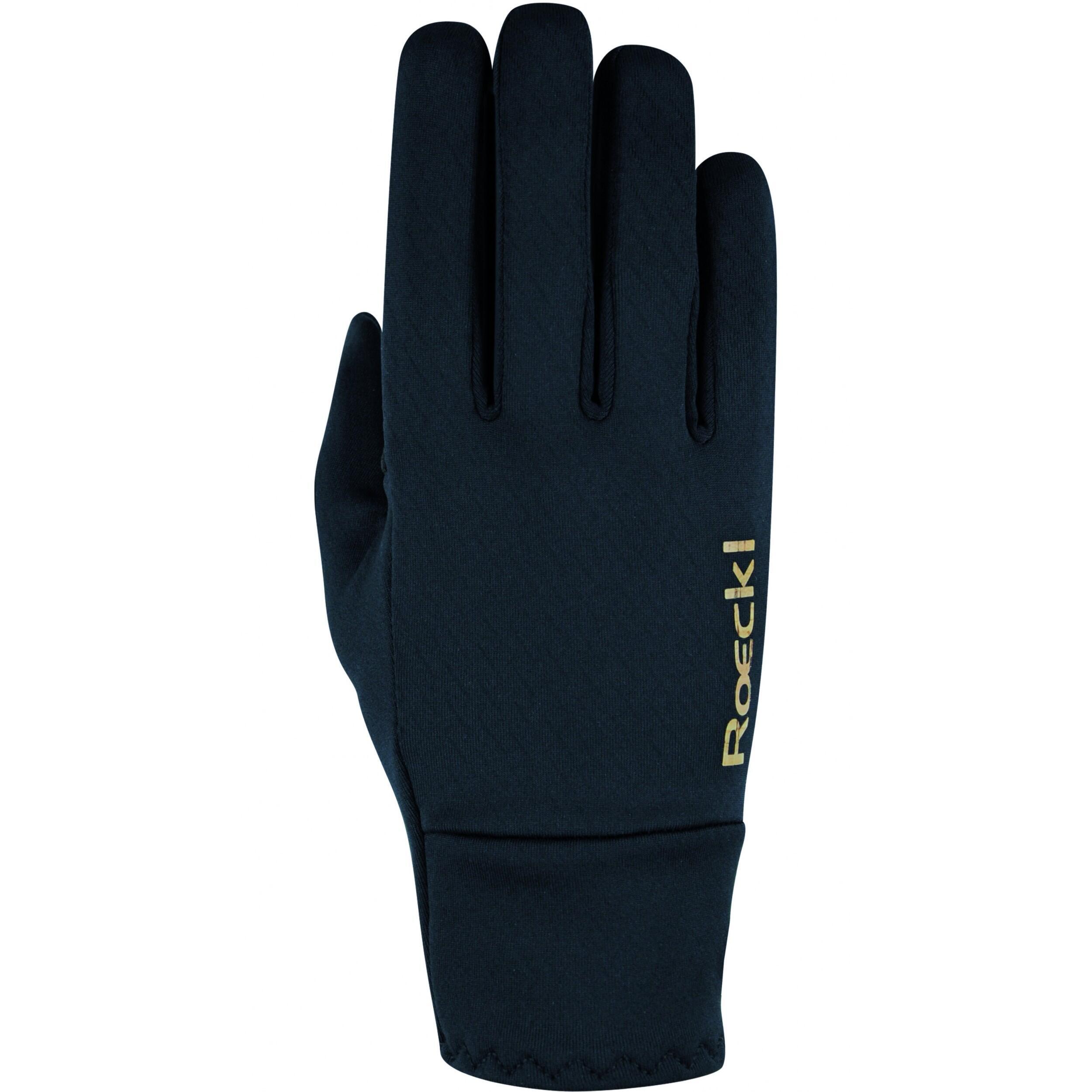 защитные противоскользящие перчатки для верховой езды Перчатки Roeckl для верховой езды, черный