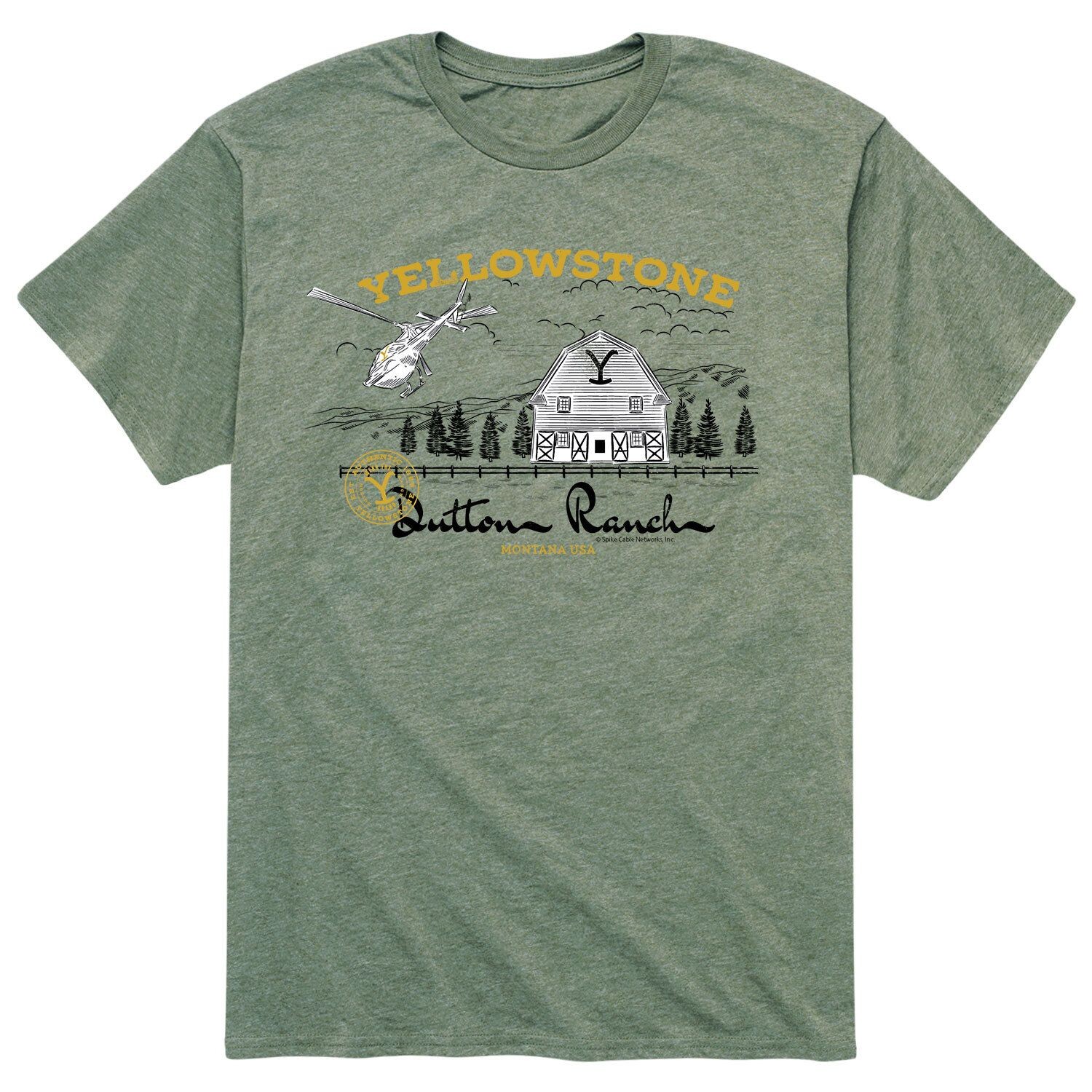 

Мужская футболка с рисунком Yellowstone Licensed Character