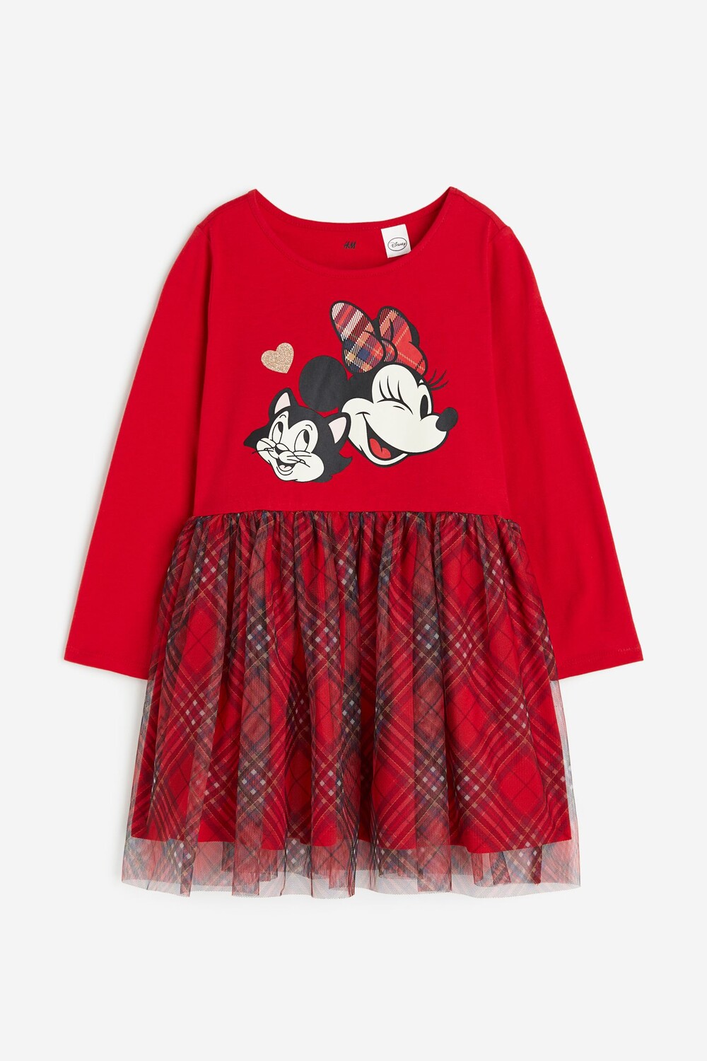 

Платье H&M Disney Minnie Mouse Tulle-skirt Jersey, красный