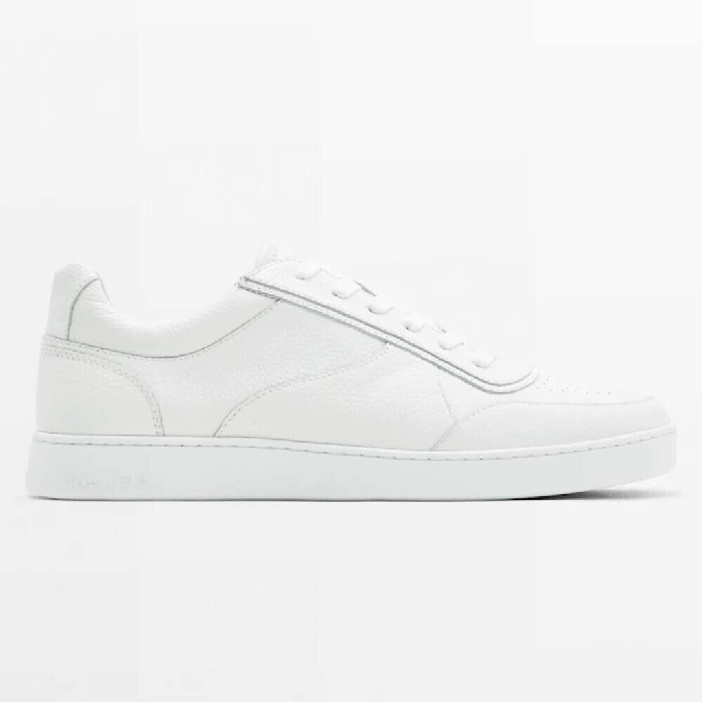 

Кеды Massimo Dutti Nappa Leather, белый