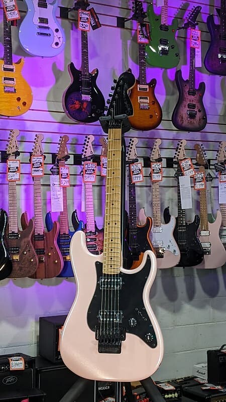 

Гитара Squier Contemporary Stratocaster HH FR, жемчужный розовый
