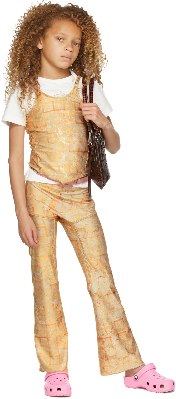 

SSENSE Exclusive Kids Бежевые леггинсы Halcyon KNWLS