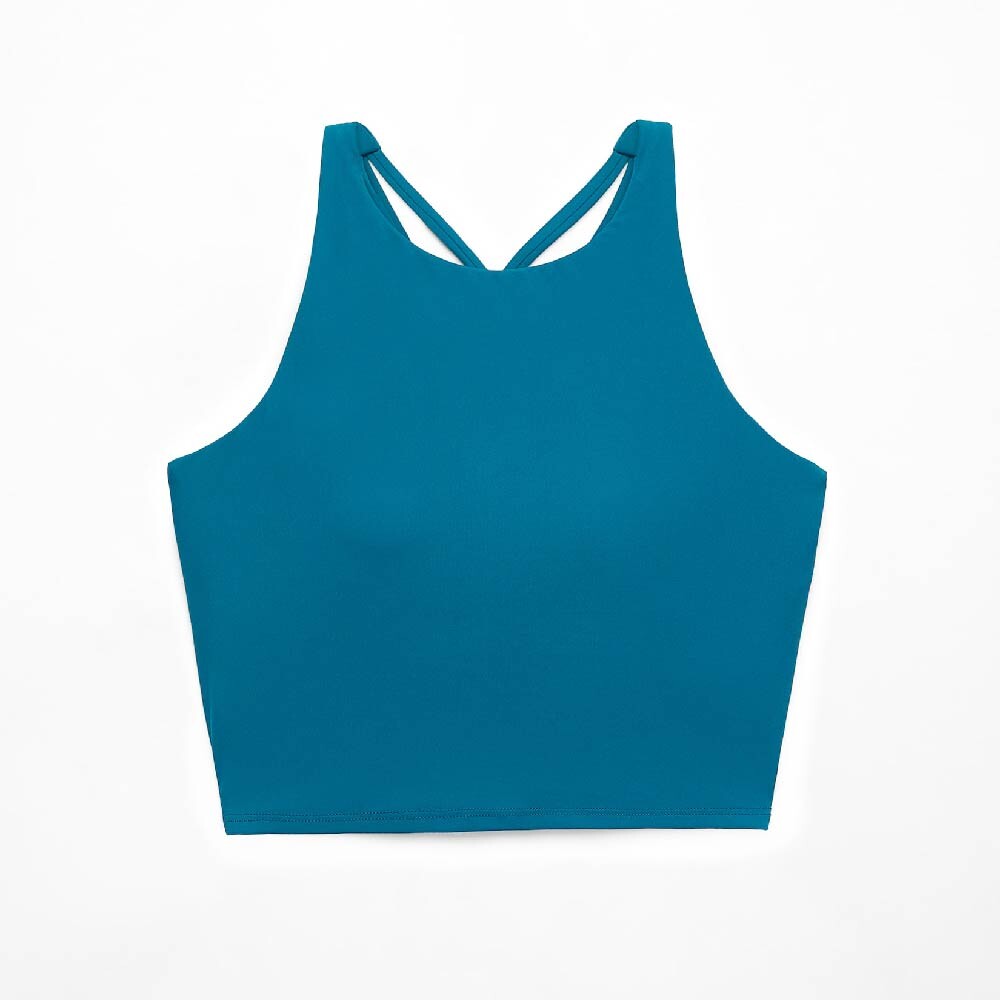 

Топ Oysho Comfortlux Strap Tank, темно-бирюзовый