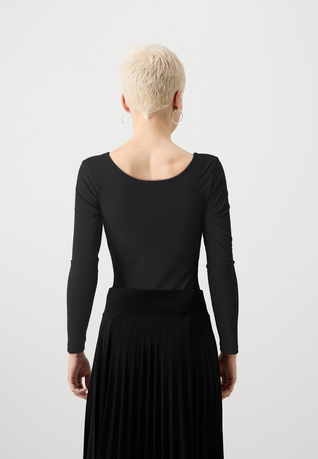

Топ с длинным рукавом Onllive Love Placket Only, черный