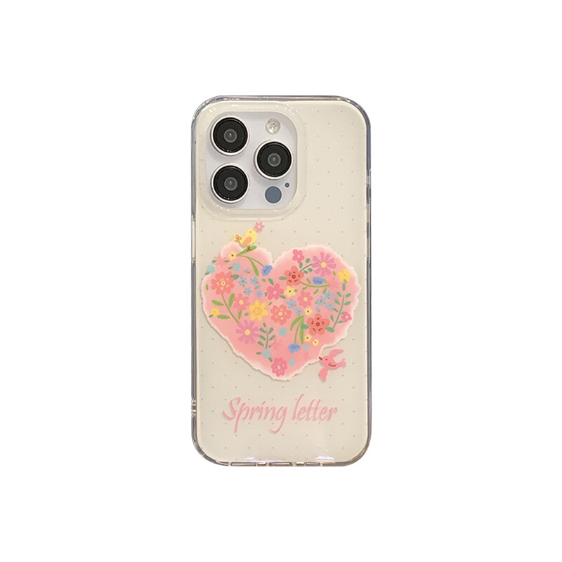 

Чехол для телефона Мексика Mesile, Polka dots pink heart flowers