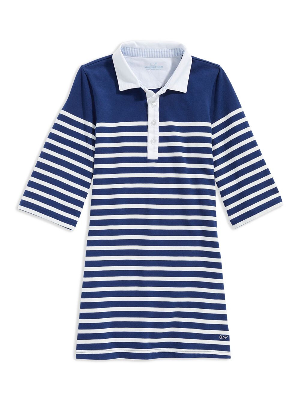 

Полосатое платье для девочек в стиле регби Vineyard Vines