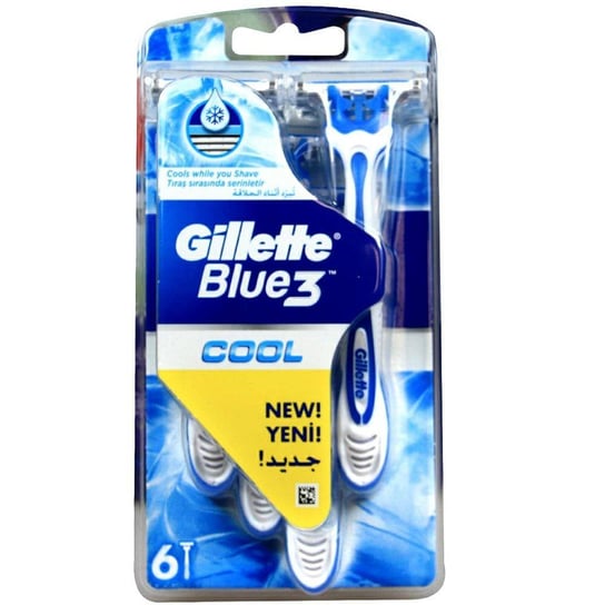 Бритвы Gillette Blue3 COOL 6 шт. gillette disposable razor blue3 cool 6 pcs