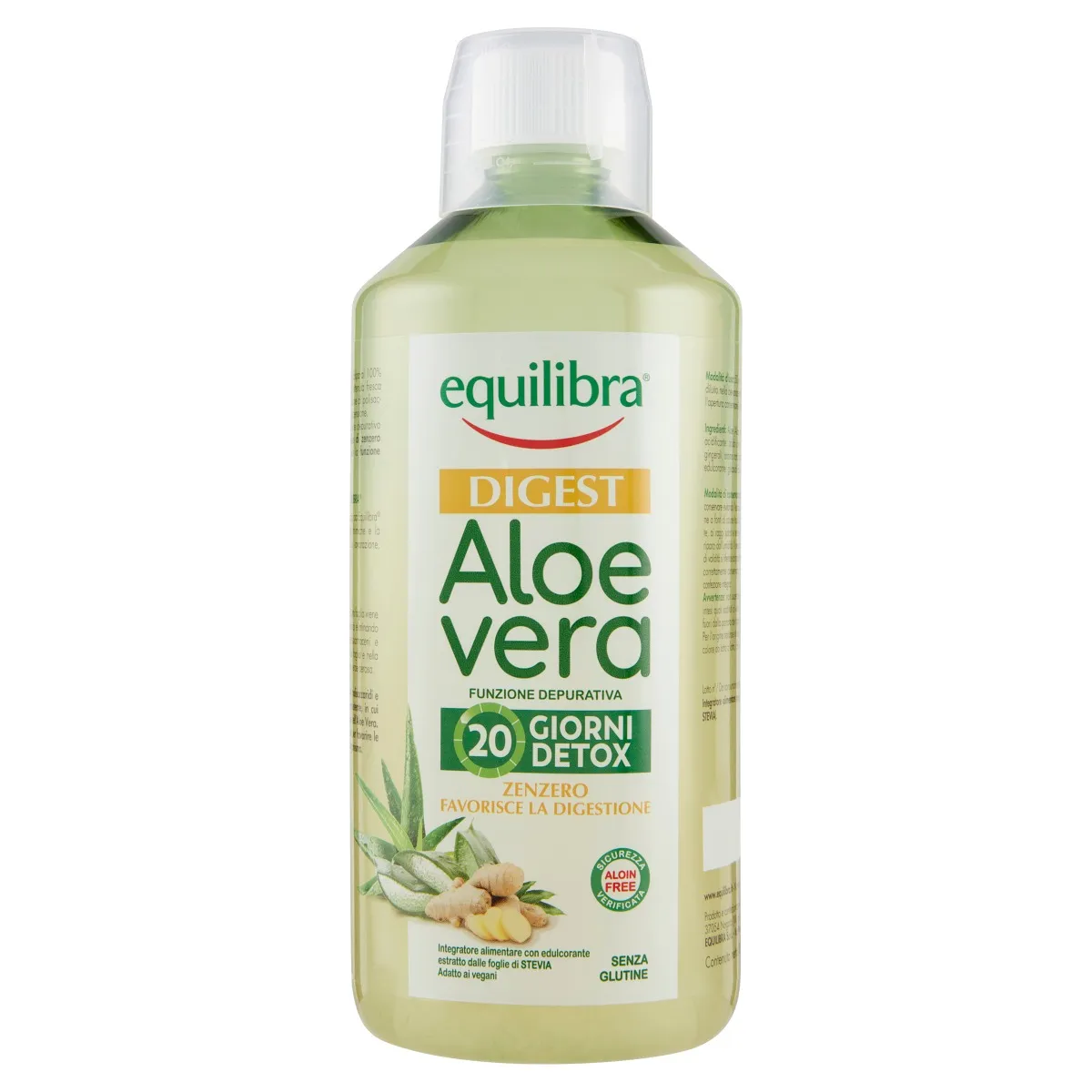 

Equilibra Aloe Vera Digest Ginger 1L дерматологически протестировано