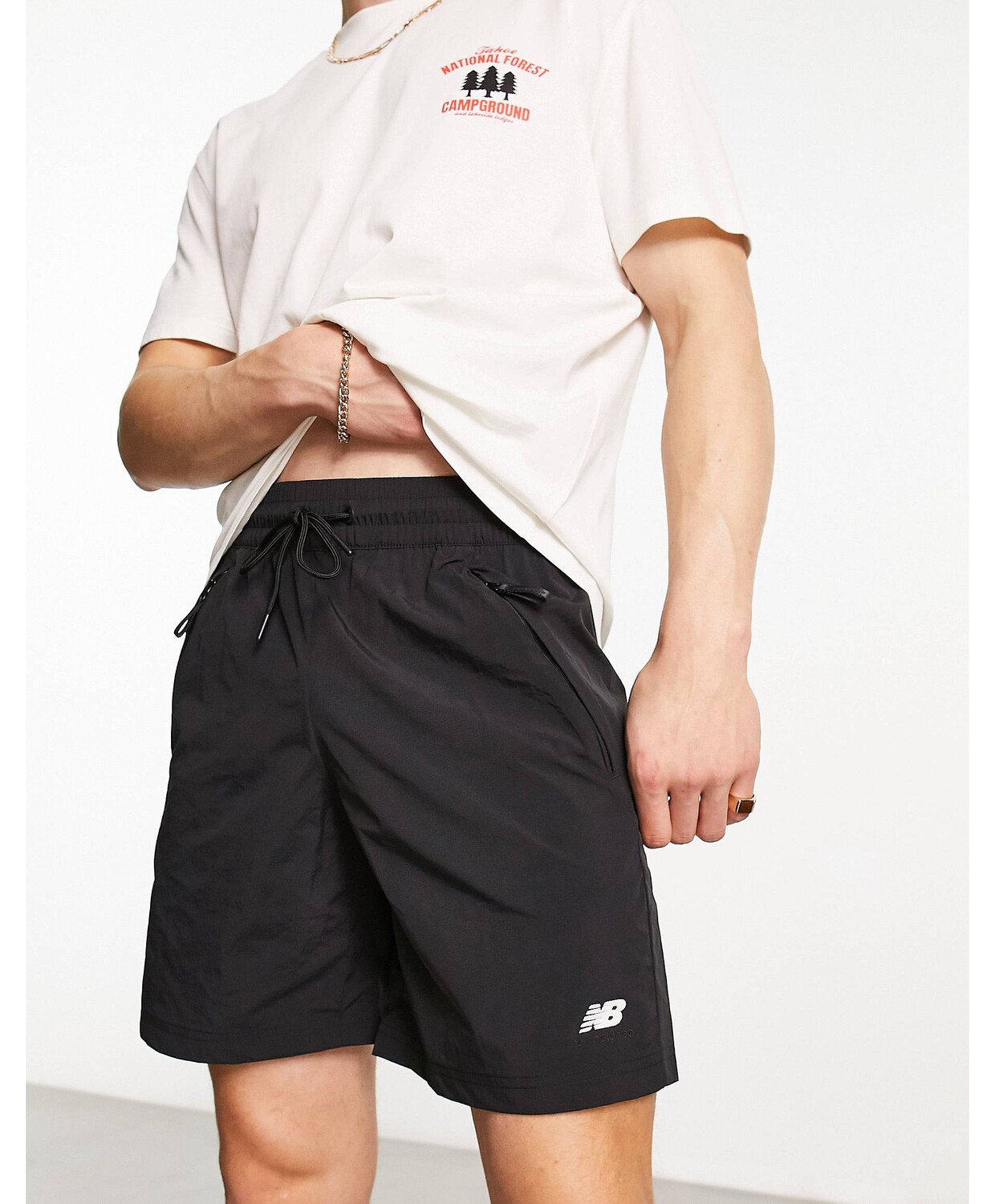 

Черные шорты New Balance Athletics Remastered