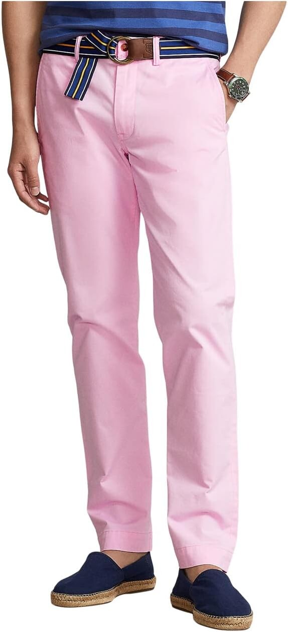 

Брюки Polo Ralph Lauren Stretch Straight Fit Chino Pants, цвет Carmel Pink