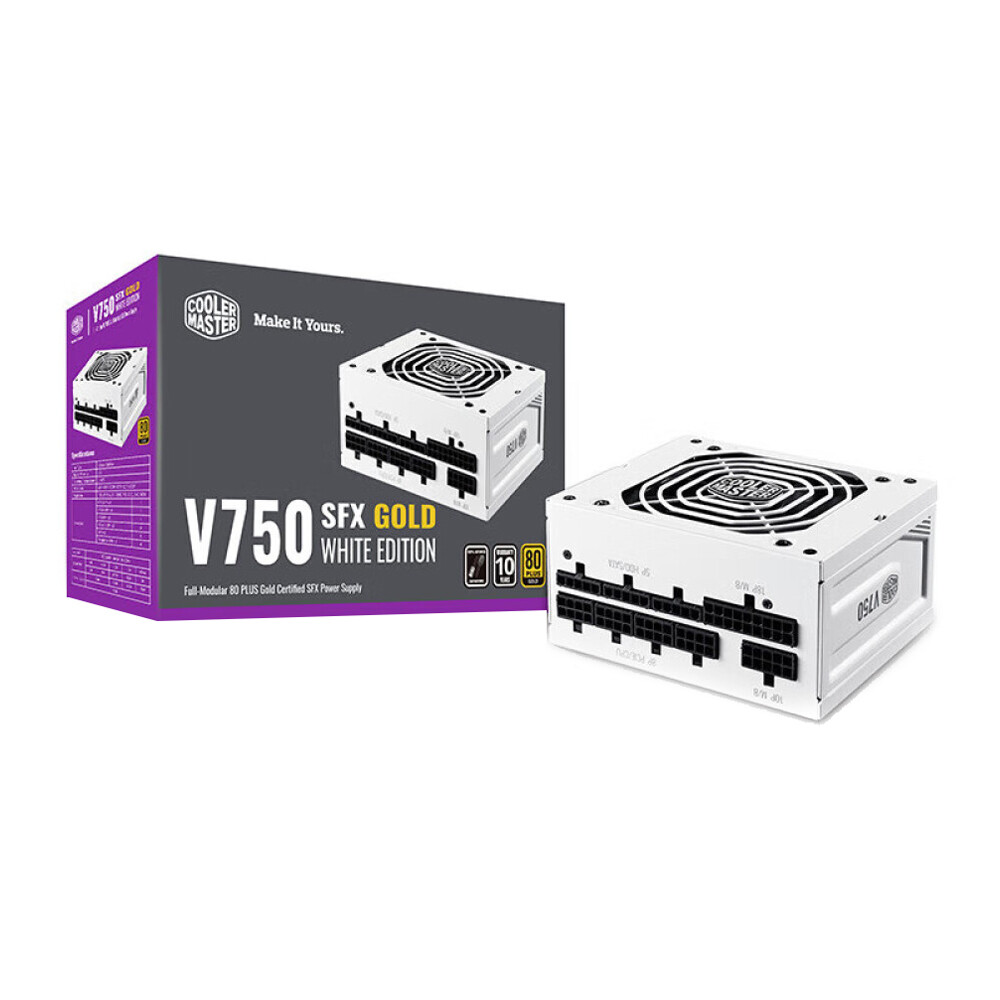 

Блок питания Cooler Master V750 SFX GOLD White Edition, 750 Вт, белый