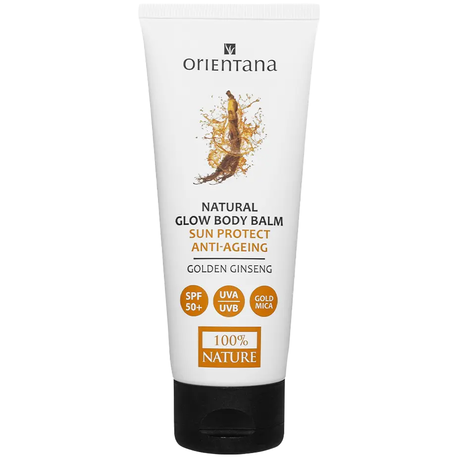 

Orientana Natural Glow Body Balm веганский лосьон для тела с SPF50+, 100 мл