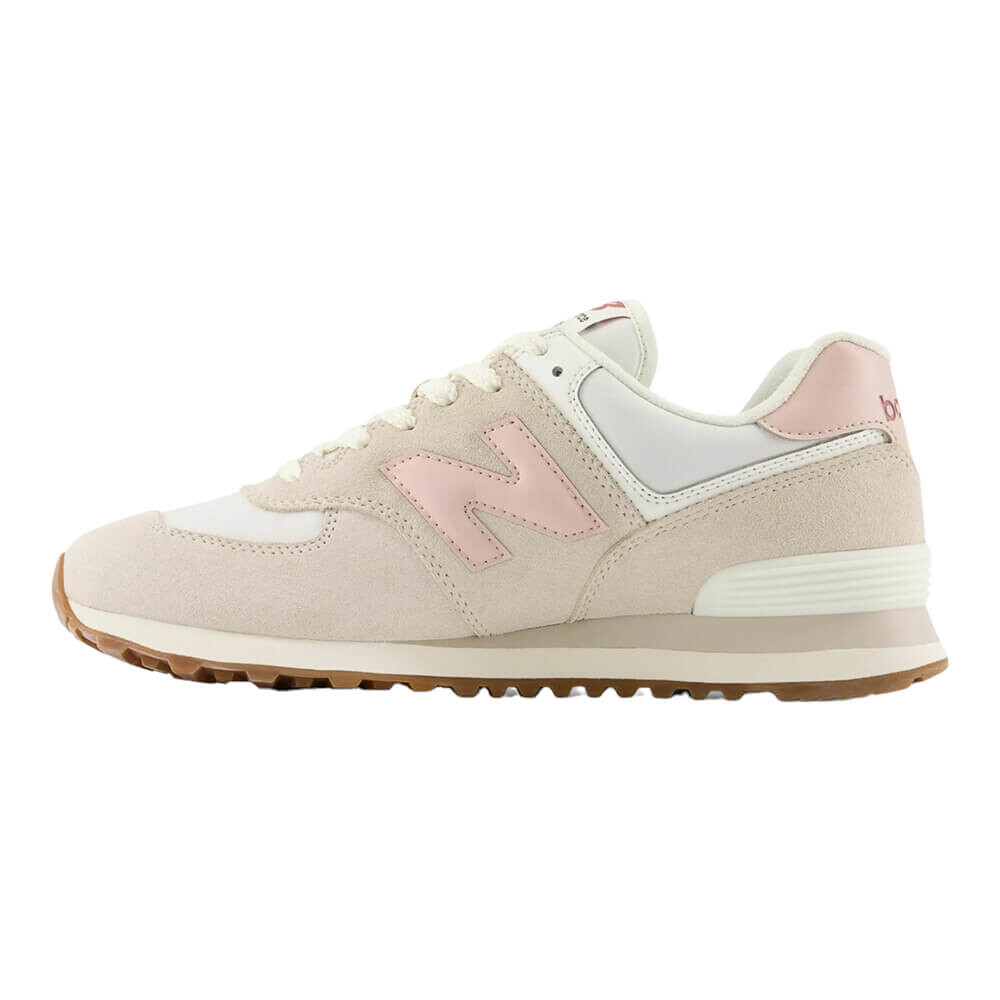 

Кроссовки New Balance U574, бежевый/розовый
