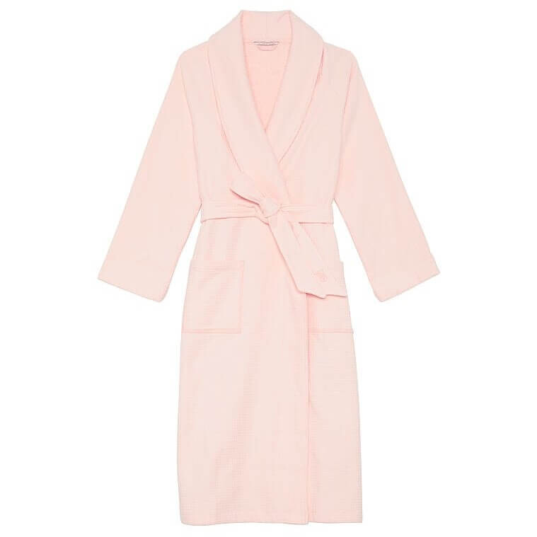 

Халат Victoria's Secret Waffle Cotton, розовый