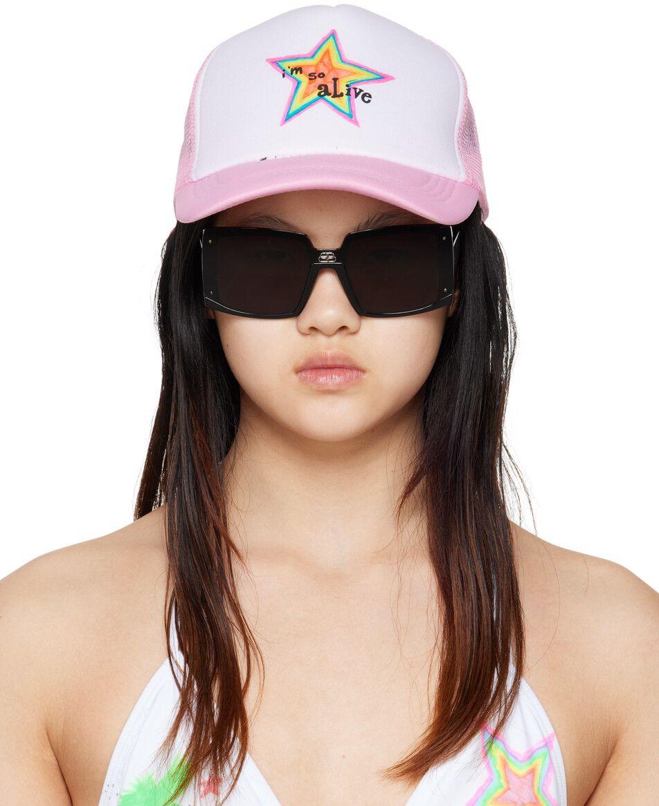 

SSENSE Эксклюзивная бело-розовая кепка I'm So Alive HOLLYWOOD GIFTS