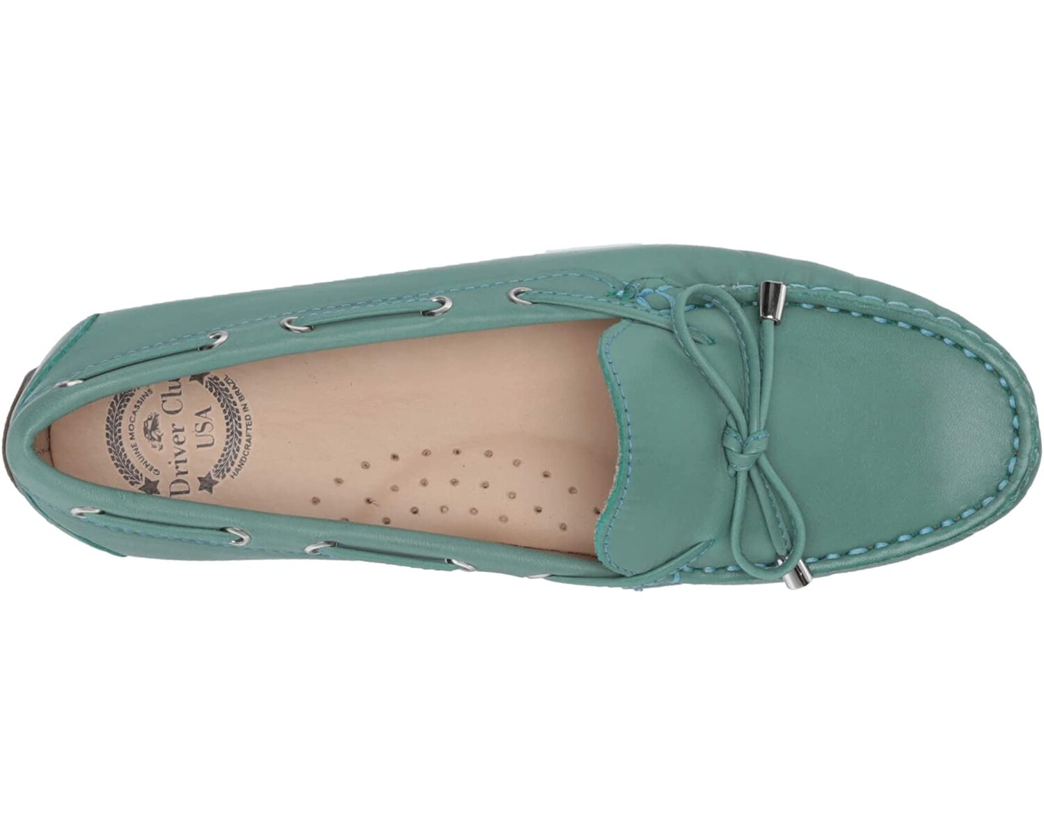

Лоферы Women's Leather Made in Brazil Natucket Driver Loafer Driver Club USA, пасифик наппа