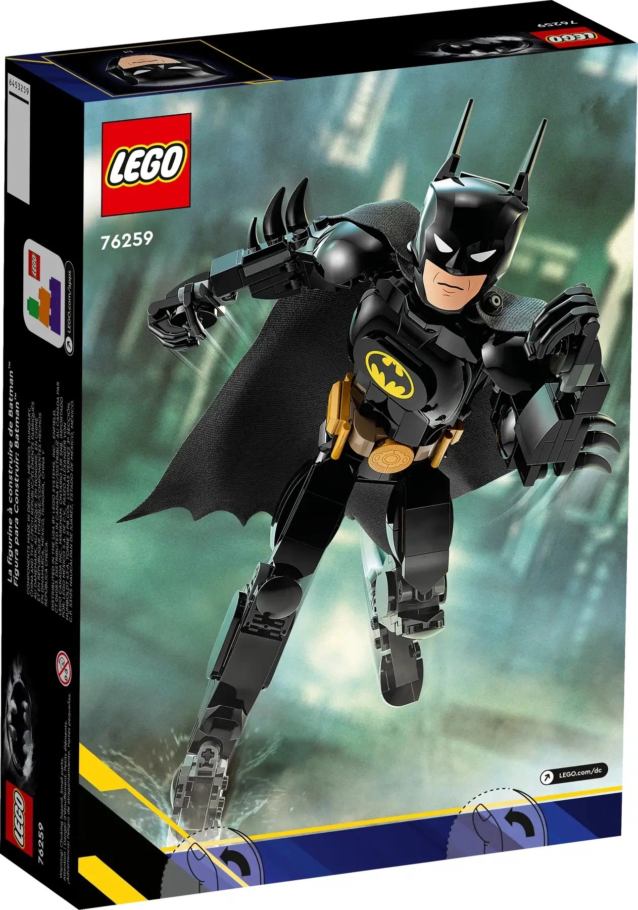 Заказать Конструктор Lego DC Batman Figure 76259, 275 деталей – цены,  описание и характеристики в «CDEK.Shopping»