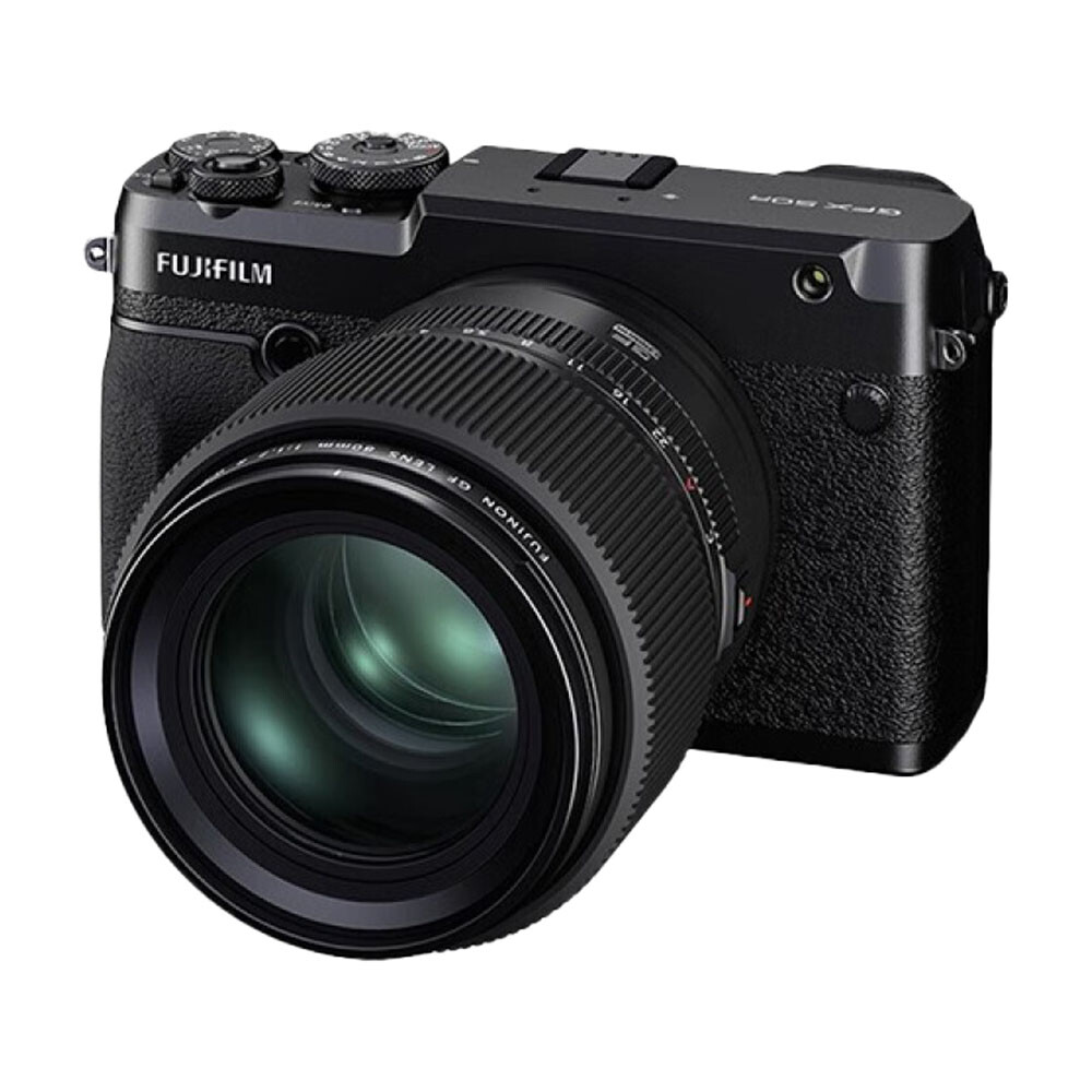 

Фотоаппарат Fujifilm GFX 50R + GF 80mm f/1.7 R WR, черный