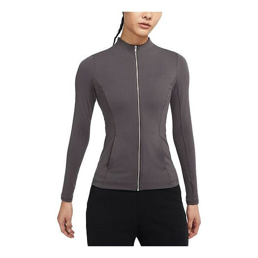 

Куртка Nike Athleisure Casual Sports Breathable Stand Collar Gray, Серый