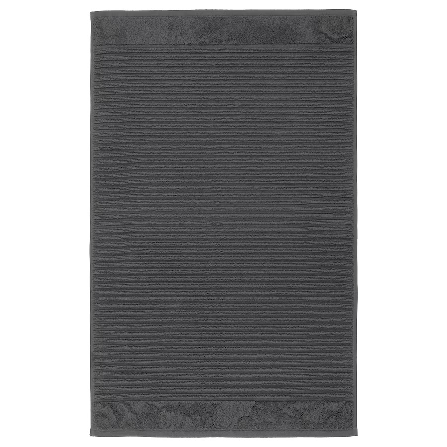 цена Коврик для ванной Ikea Alstern, темно-серый, 50x80 см