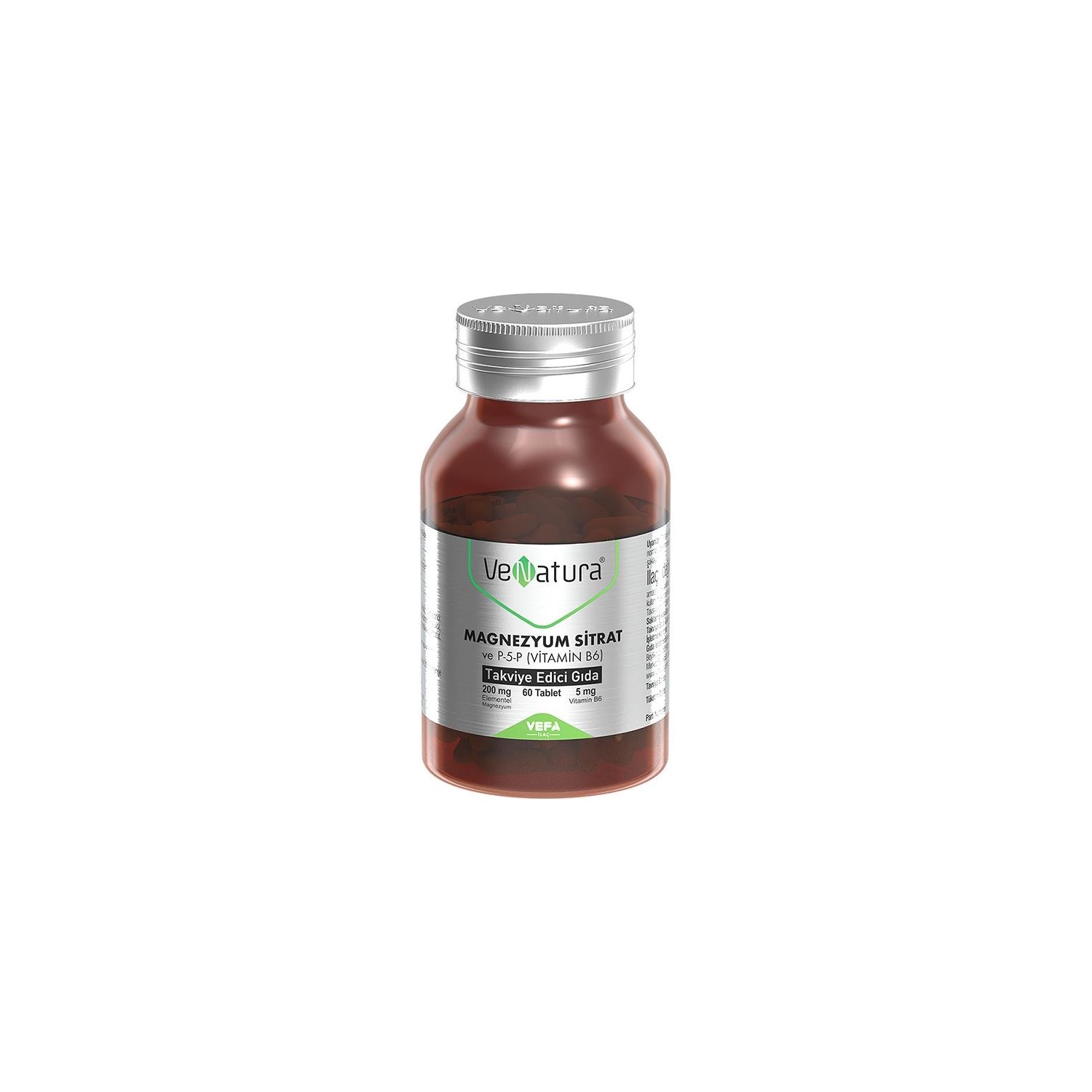 Цитрат Магния и Витамин B6 Venatura, 60 таблеток бады седативные mychoice nutrition добавка magnesium b6 магний b6