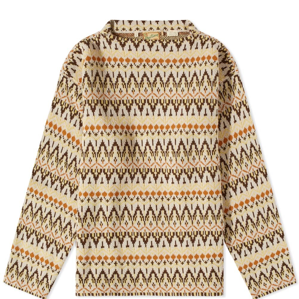 

Джемпер Levi's Vintage Clothing Jaquard Boat Neck Knit, бежевый