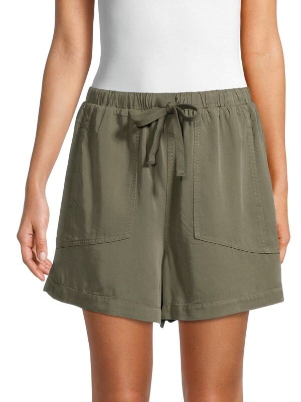 

Шорты Dress Forum с завышенной талией и кулиской, olive