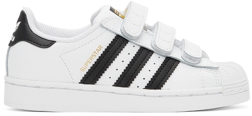

Детские бело-черные кроссовки Superstar Little Kids adidas Kids