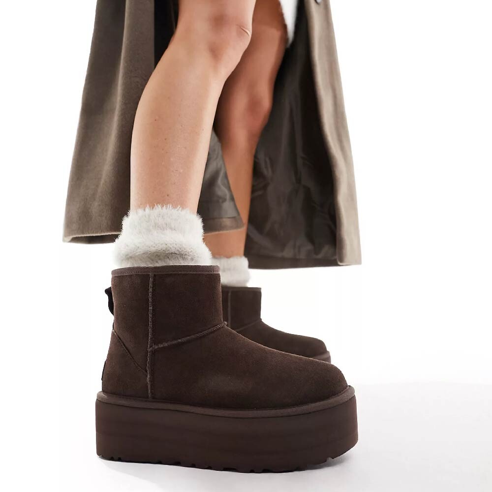 

Угги UGG Classic mini platform, коричневый