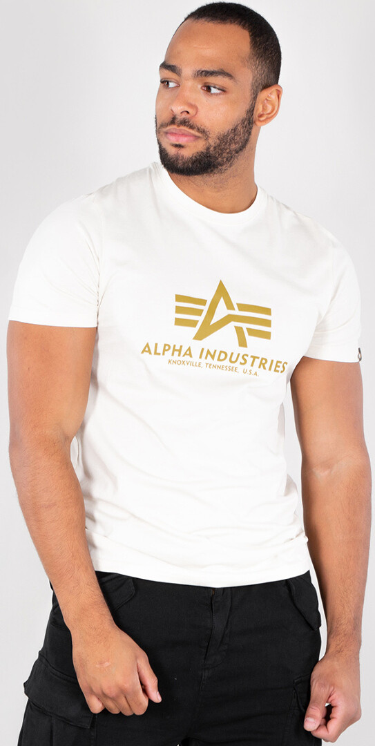 

Футболка Alpha Industries Basic, кремовая