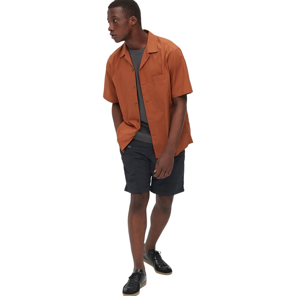 

Рубашка Uniqlo Short Sleeved, темно-оранжевый