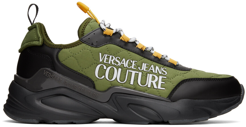 

Зеленые кроссовки \Волна\"" Versace Jeans Couture