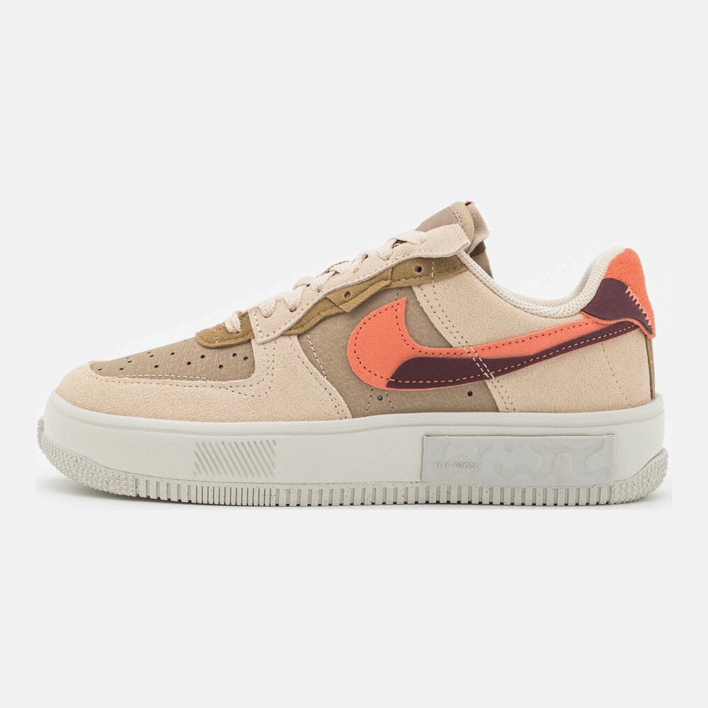 

Кеды Nike Sportswear Air Force 1 Fontanka, бежевый/хаки/оранжевый