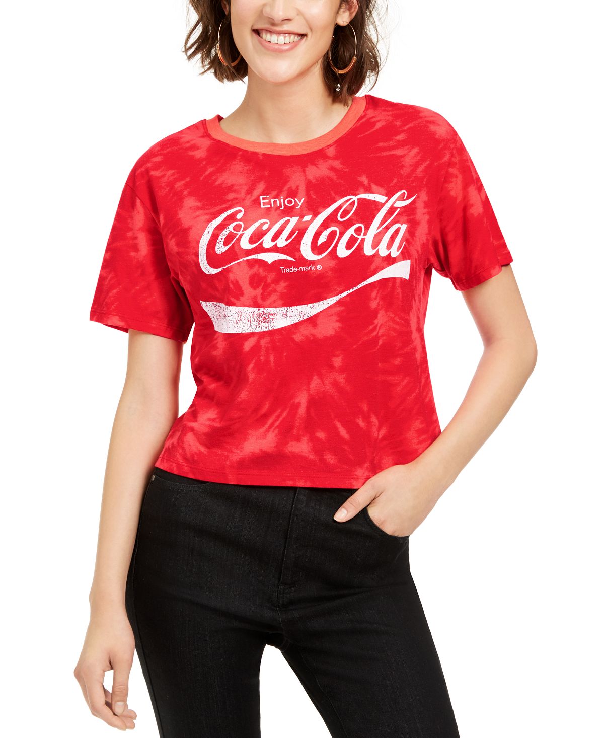 Футболка coca-cola tie-dye для юниоров Love Tribe, мульти напиток газированный love is мохито – вкус малины 450 мл