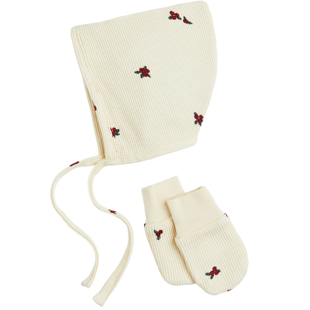 Комплект H&M Waffled Cotton Gift, 2 предмета, светло-бежевый подарочный набор для новорожденных рубашка брюки перчатки шапка слюнявчик
