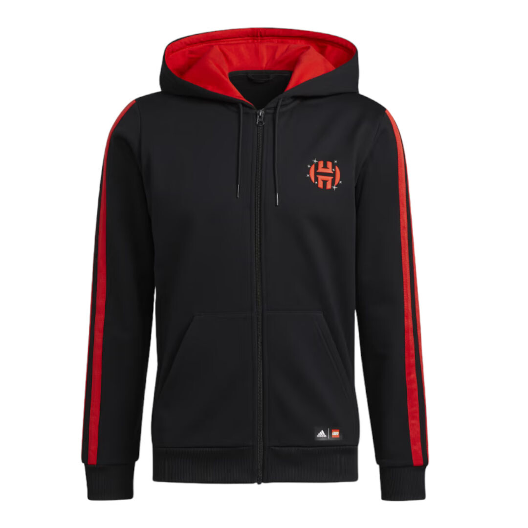 

Толстовка Adidas х Lego Fullzip James Harden, черный