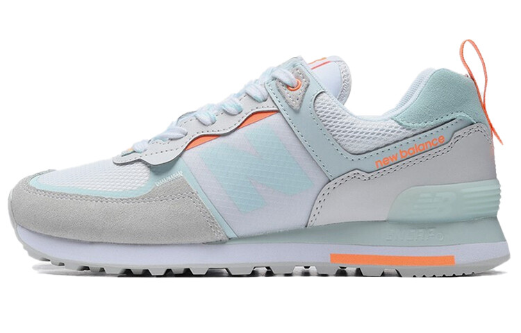

Женские туфли New Balance 574 серого/синего цвета