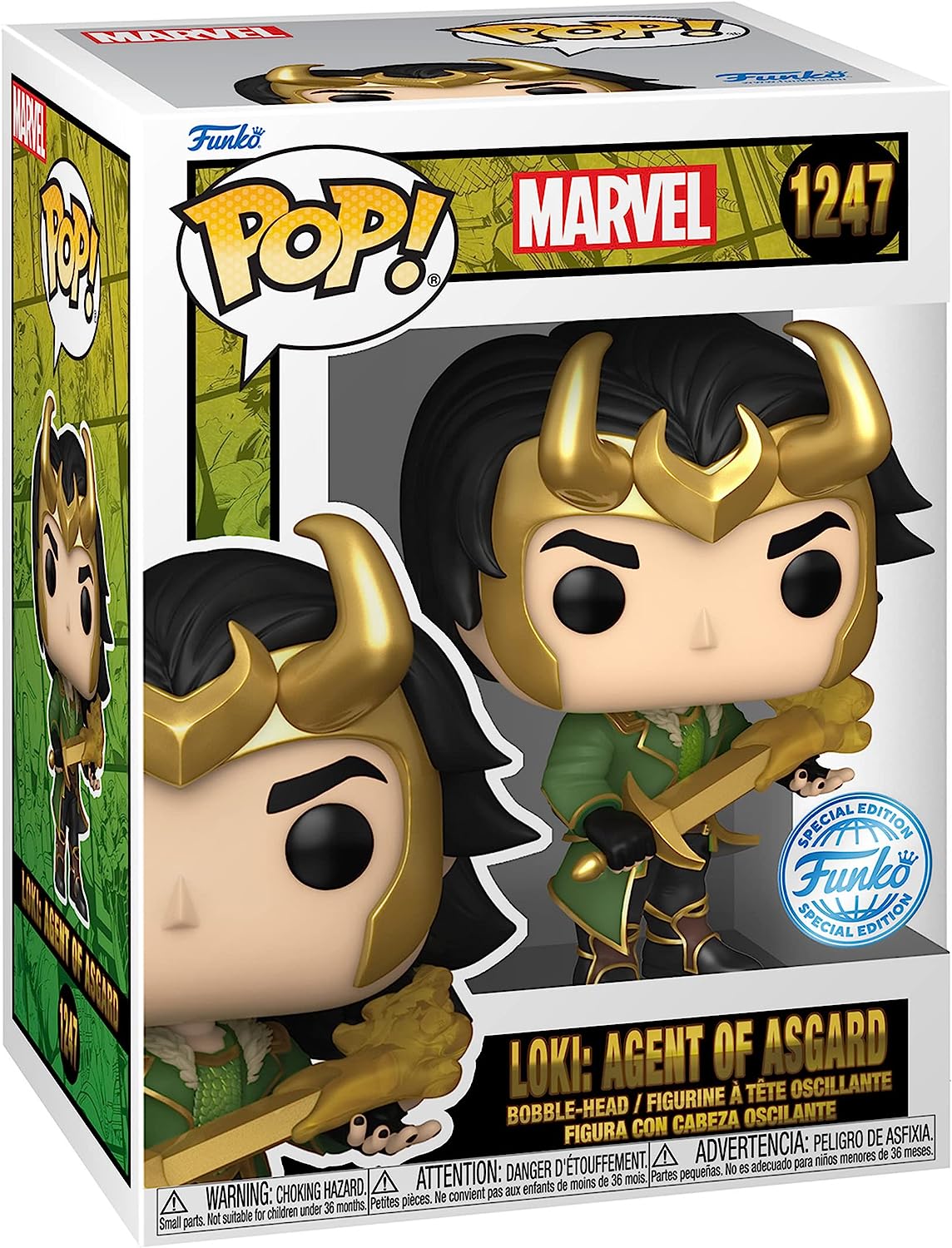 Фигурка Funko Pop Marvel #1247 - Loki: Agent Of Asgard (Exclusive) Red ...