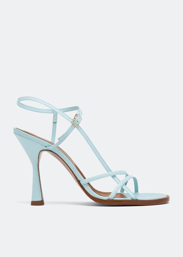 

Сандалии ATP ATELIER Amalfi heel sandals, синий