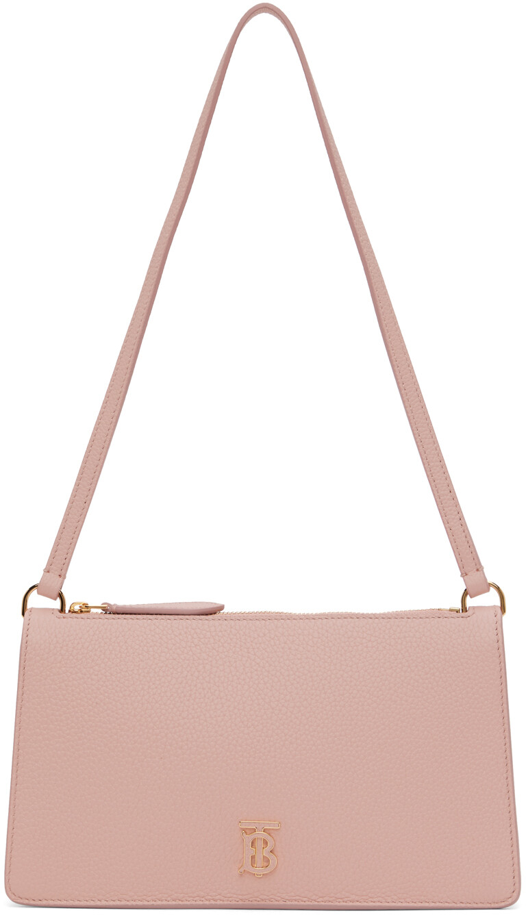 

Розовая сумка через плечо Mini TB Burberry, Розовый