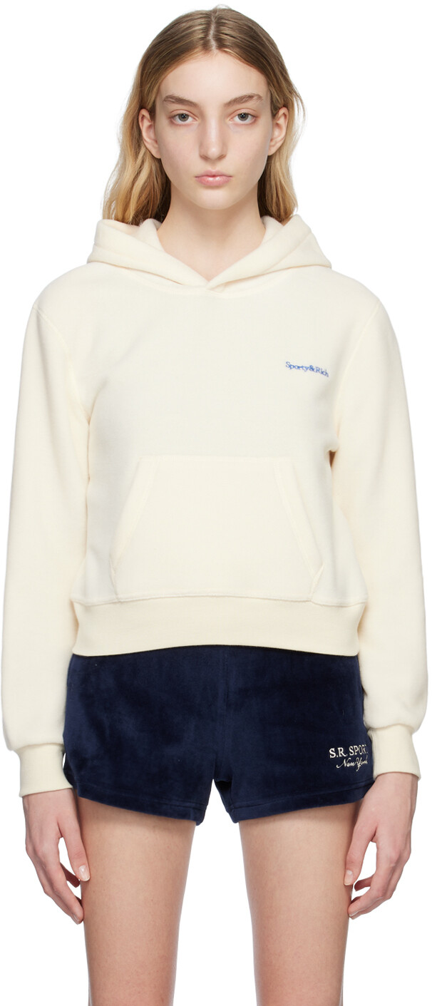 

Худи Off-White с засечками Sporty & Rich