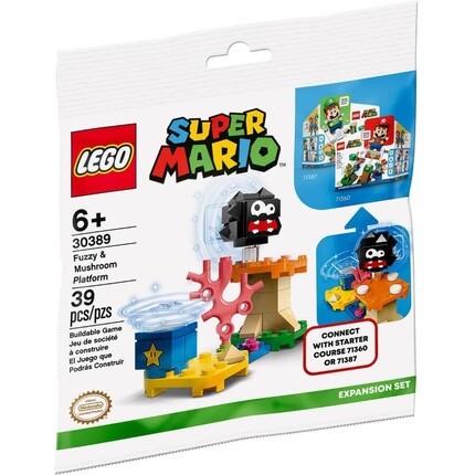 

Конструктор Lego 30389 Super Mario с платформой и грибами
