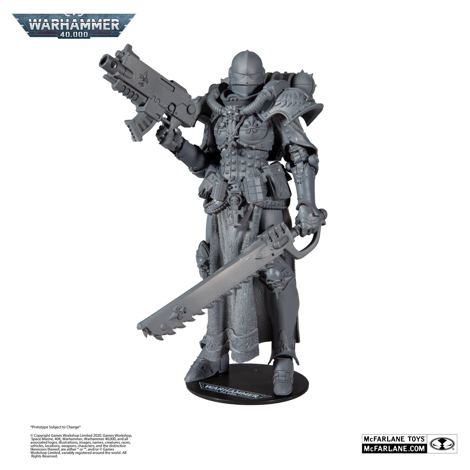 

Экшн-фигурка McFarlane Warhammer 40K 7″, Adepta Sororitas Battle Sister (Ap), 18см