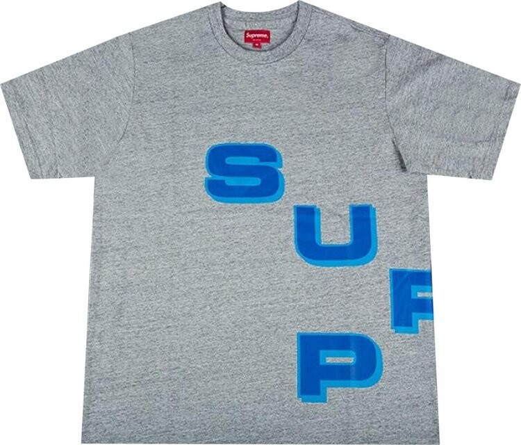 

Футболка Supreme Stagger Tee 'Heather Grey', серый