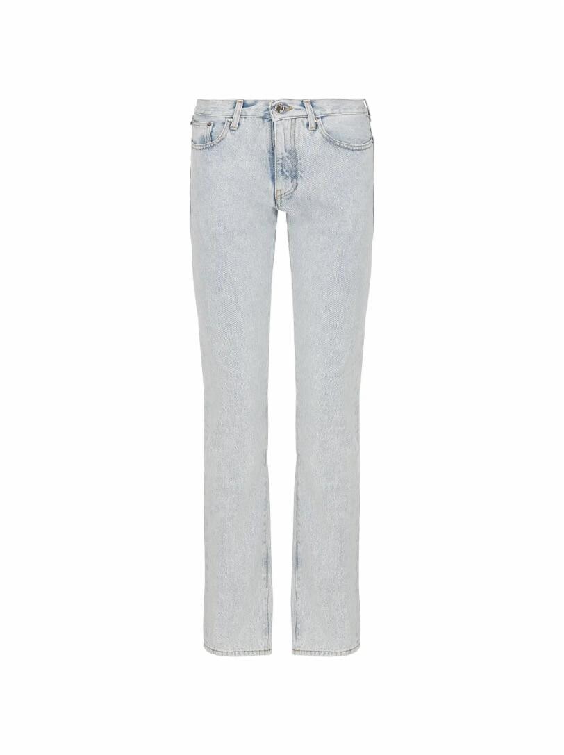 

Прямые джинсы с логотипом Off-White