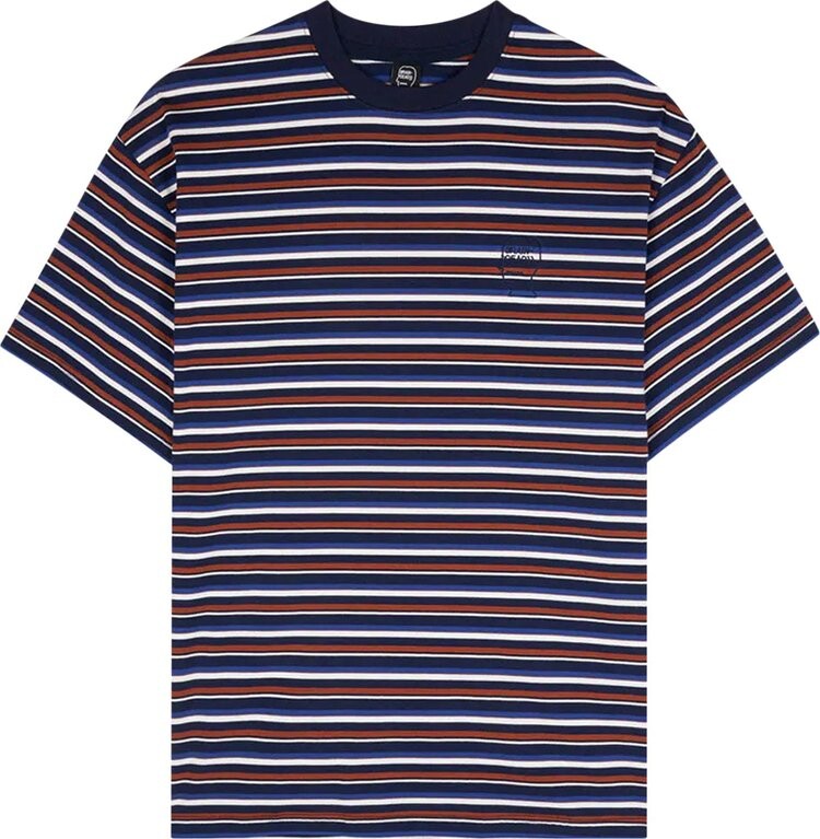 

Футболка Brain Dead Nineties Blocked Striped T-Shirt 'Navy', синий